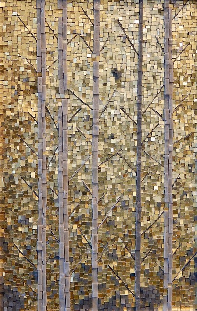 The Aspens, Autumn II kate kerrigan mosaics